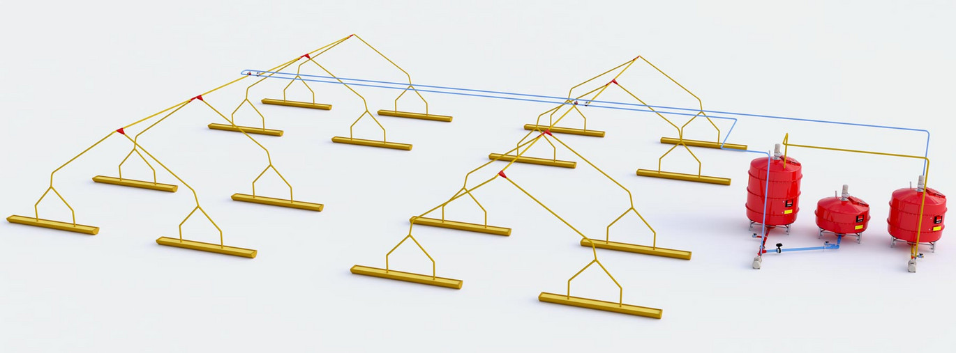 CIRCUIT PRINCIPAL AVEC CIRCUITS SECONDAIRES SANS RETOUR